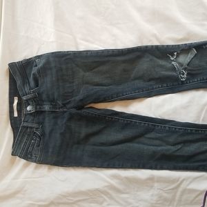 Levi's distressed skinny jeans, 99% cotton